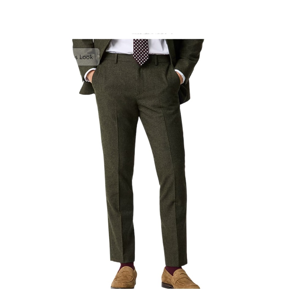 Mens 30-30 J. Crew Wool Blend NWT
